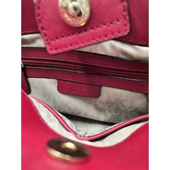 MICHAEL Michael Kors Hamilton Large‎ East-West Leather Satchel Bag - Picture 4 of 10